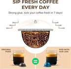 Aluminum Foil Lids for Nespresso Vertuo Reusable Pods:  Fit with Nespresso Vertuoline VertuoPlus Refillable Capsule(Stickers Only)