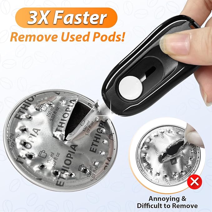 Reusable Nespresso Vertuo Pods Kit: Vertuo Refillable Pods for Faster Seal Nespresso Pods Vertuo Espresso VertuoPlus Coffee Capsules