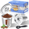 Reusable K-Cups for Keurig – All Stainless Steel (2-Pack)