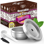 Refillable Coffee Capsules for VertuoLine Machine, VertuoPlus, 2024 Light-weight Healthy Reusable Vertuo Capsules